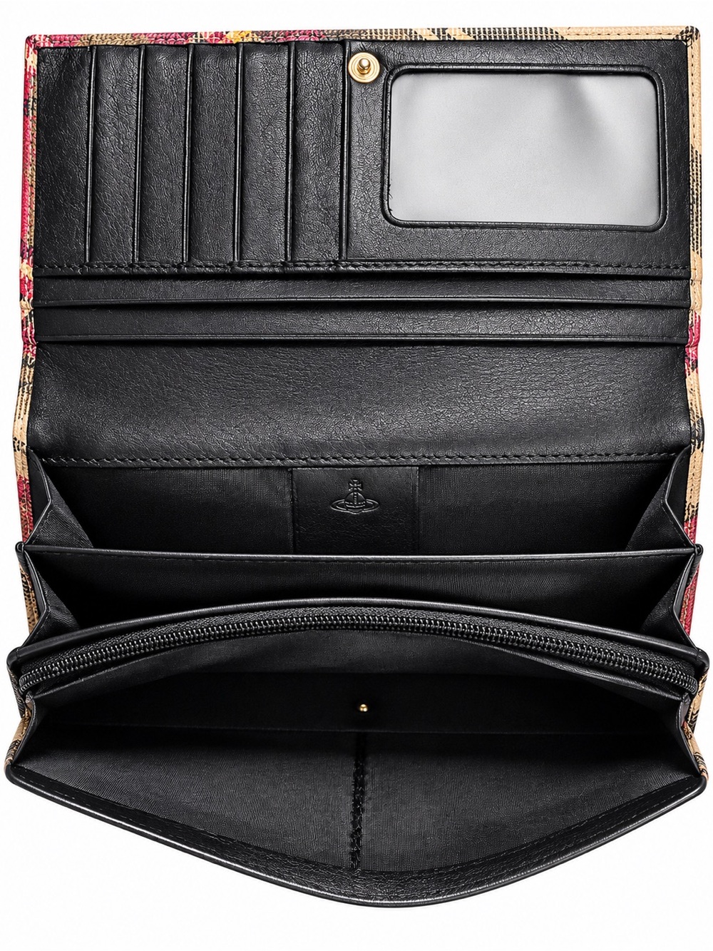 Vivienne Westwood Plaid Leather Wallet - Picture 5 of 6